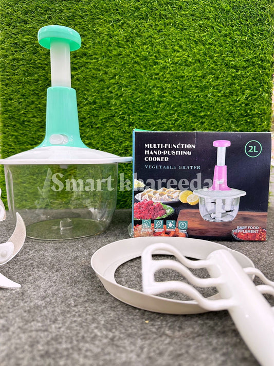 Multifunction Hand Push Chopper 2L