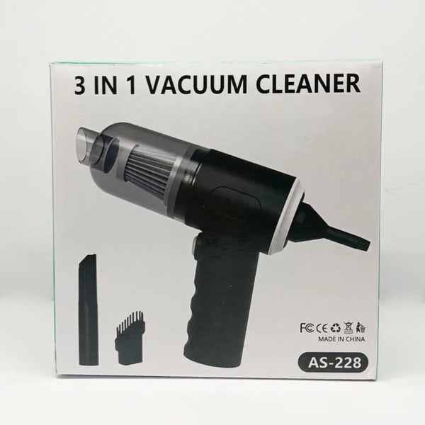 3 In 1 Portable Vacuum Cleaner Duster Blower Air Pump Wireless Hand-held Cleaning For Indoor And Outdoor ( WITHOUT BAG)